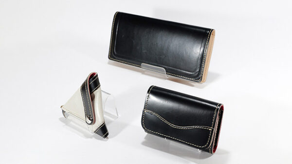 レザー長財布〈ヌメ革仕様〉のお出かけセット【人気No.1 】