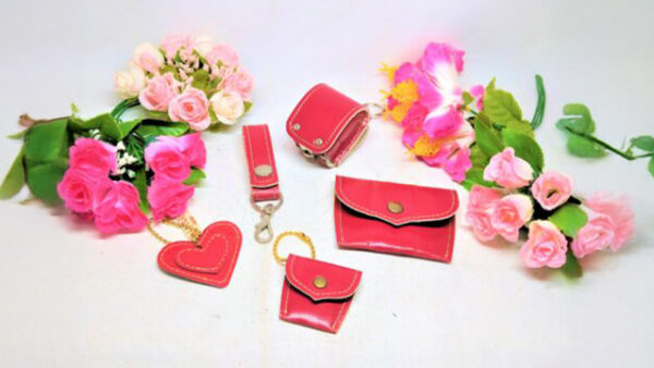 小さなミニランキーホルダー・ハート5点セット